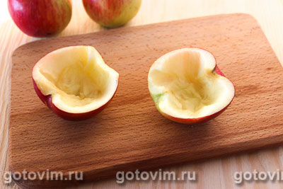 Тыква, запеченная в духовке с яблоком и медом