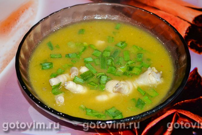 Крем-суп из брокколи и стручковой фасоли