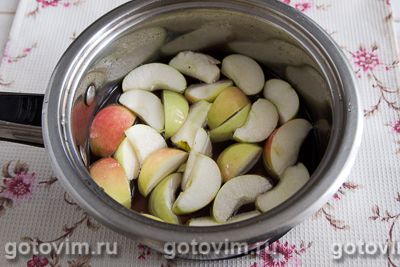 Варенье из яблок с базиликом