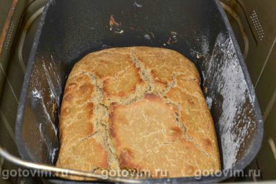 Кукурузный хлеб на ржаной закваске