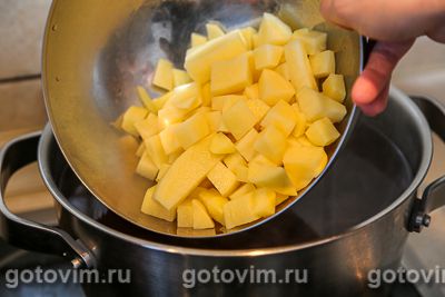Щи из свежей капусты с фасолью (2-й рецепт)