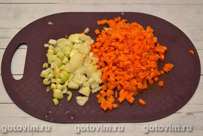Суп-пюре из моркови с фрикадельками.