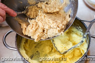 Картофельное пюре с тушеной капустой