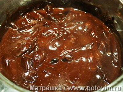 Шоколадное варенье с черносливом