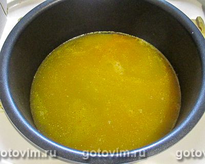 Постный гороховый суп-пюре в мультиварке